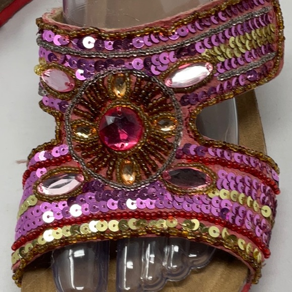 Like new White Mountain ladies wedge sandal with Velcro strap, size 9 - Picture 6 of 6